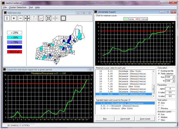 GeoSurveillance screen shot